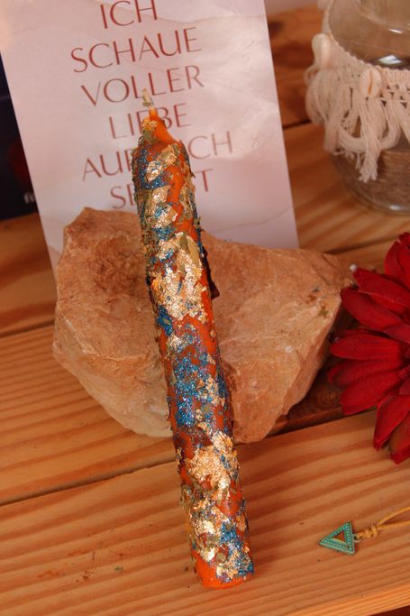 Ritualkerze für Glück